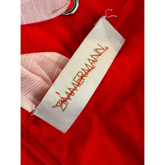 Zimmermann's High Tide tie-waist skirt is crafted of linen and silk. Size 0 - Picture 8 of 9